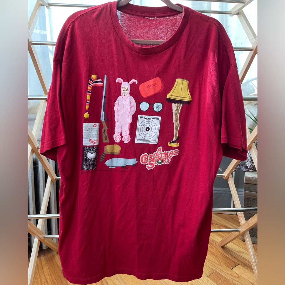 A Christmas story shirt red XL